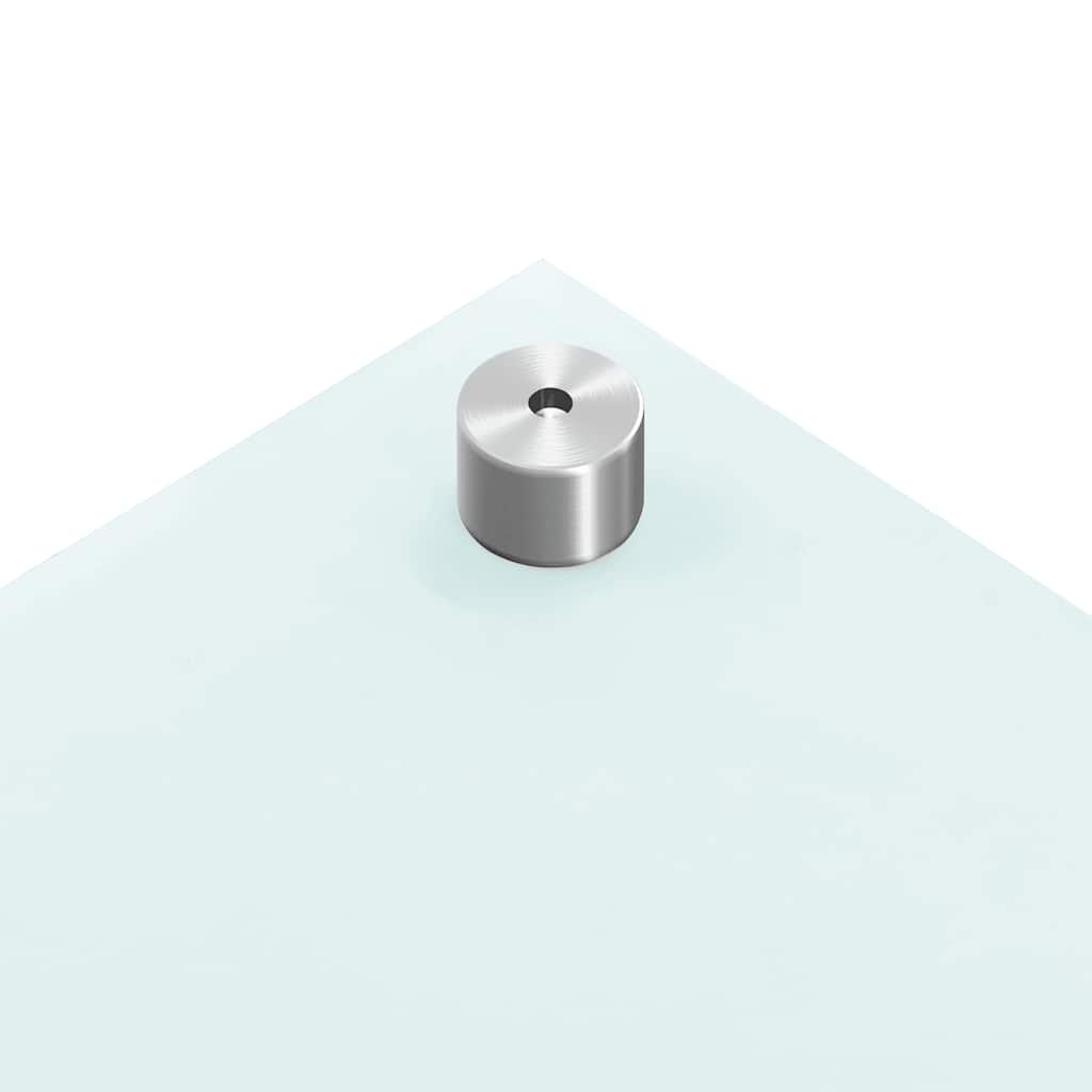 Paraschizzi per Cucina Bianco 90x50 cm in Vetro Temperato - homemem39