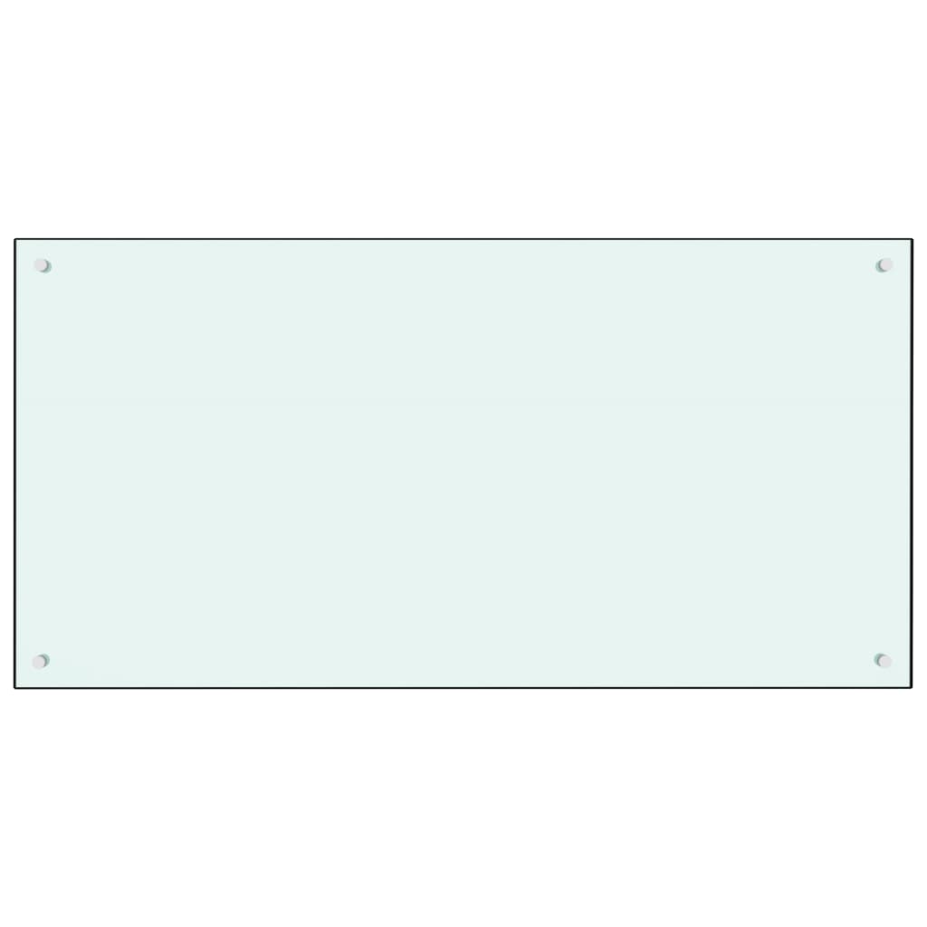 Paraschizzi per Cucina Color Latte 120x60 cm in Vetro Temperato | homemem39