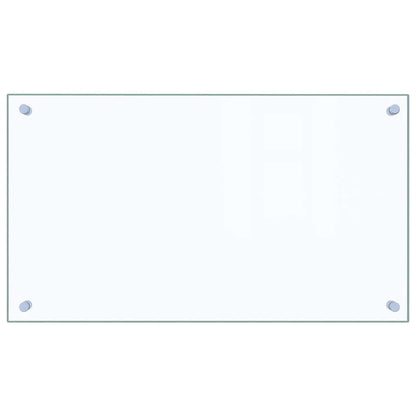 Paraschizzi per Cucina Trasparente 70x40 cm in Vetro Temperato - homemem39