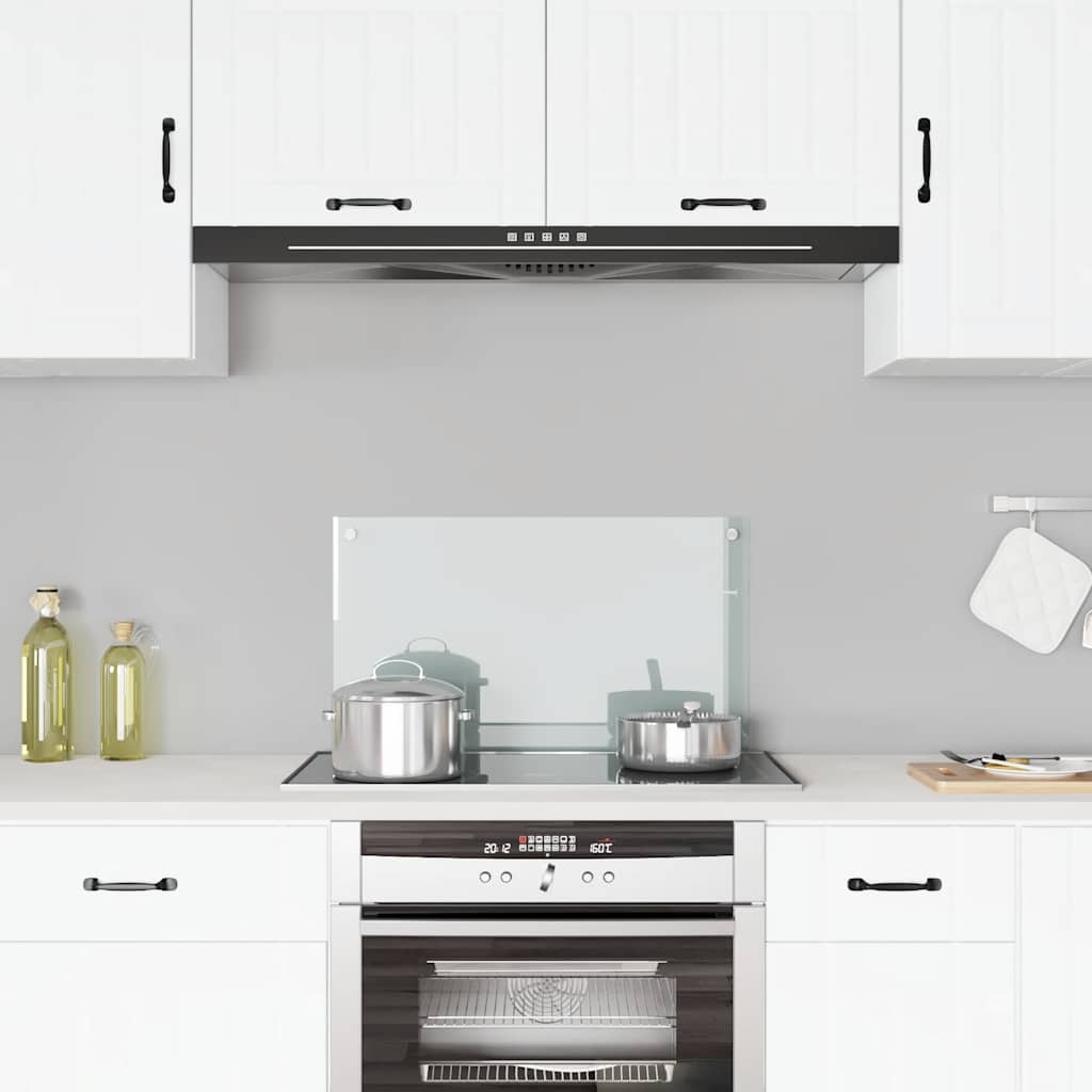 Paraschizzi per Cucina Trasparente 70x40 cm in Vetro Temperato - homemem39