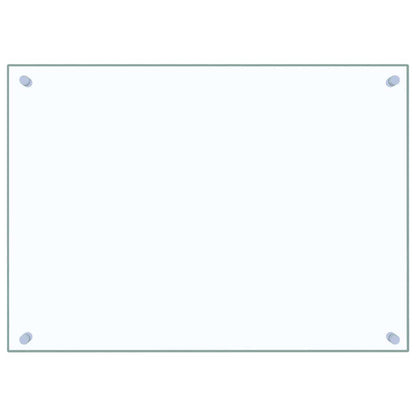 Paraschizzi per Cucina Trasparente 70x50 cm in Vetro Temperato - homemem39