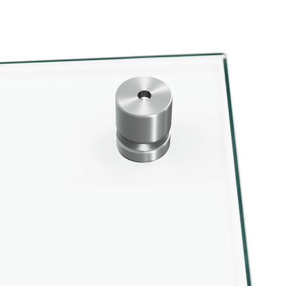 Paraschizzi per Cucina Trasparente 70x50 cm in Vetro Temperato - homemem39