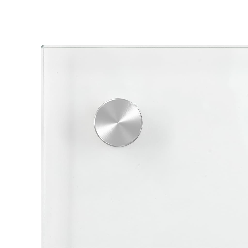 Paraschizzi per Cucina Trasparente 80x60 cm in Vetro Temperato - homemem39