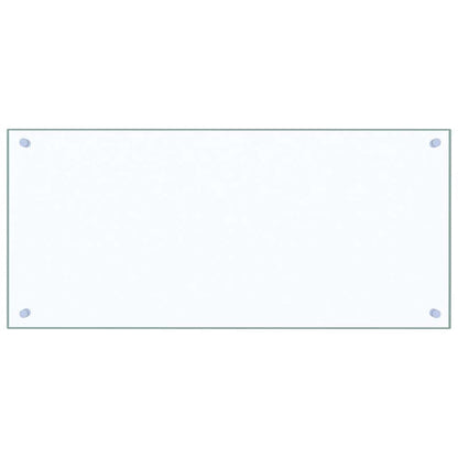 Paraschizzi per Cucina Trasparente 90x40 cm in Vetro Temperato - homemem39