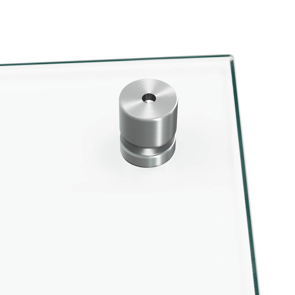 Paraschizzi per Cucina Trasparente 90x40 cm in Vetro Temperato - homemem39