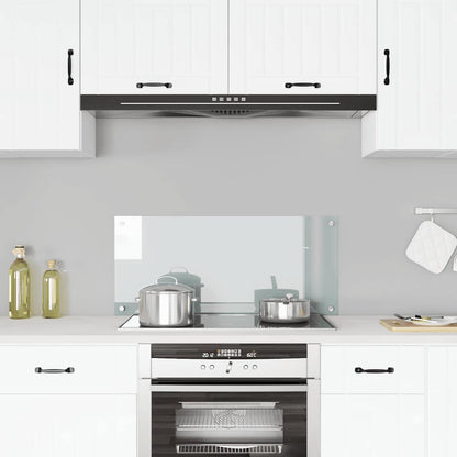 Paraschizzi per Cucina Trasparente 90x40 cm in Vetro Temperato - homemem39