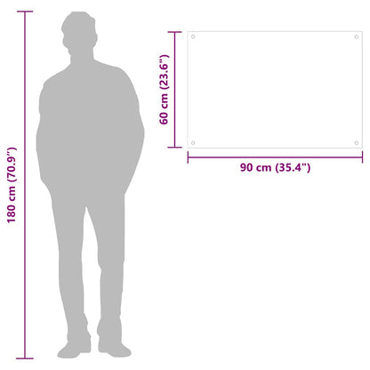 Paraschizzi per Cucina Trasparente 90x60 cm in Vetro Temperato - homemem39