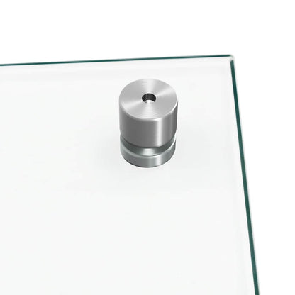 Paraschizzi per Cucina Trasparente 100x60 cm in Vetro Temperato - homemem39