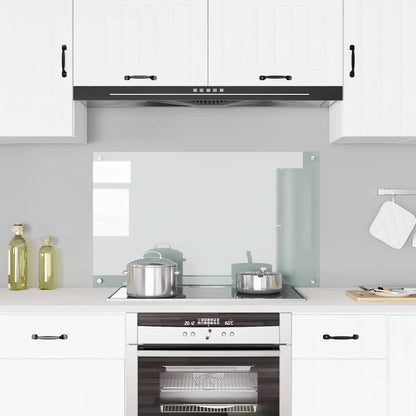 Paraschizzi per Cucina Trasparente 100x60 cm in Vetro Temperato - homemem39