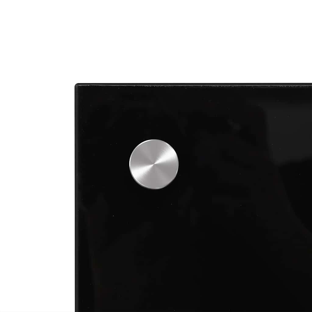 Paraschizzi per Cucina Nero 70x50 cm in Vetro Temperato - homemem39