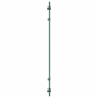 Paraschizzi per Cucina Nero 80x40 cm in Vetro Temperato - homemem39