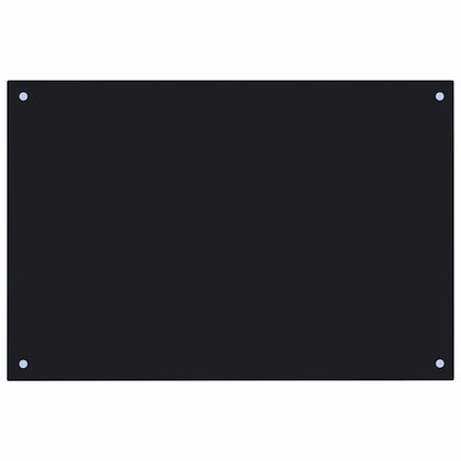 Paraschizzi per Cucina Nero 90x50 cm in Vetro Temperato - homemem39