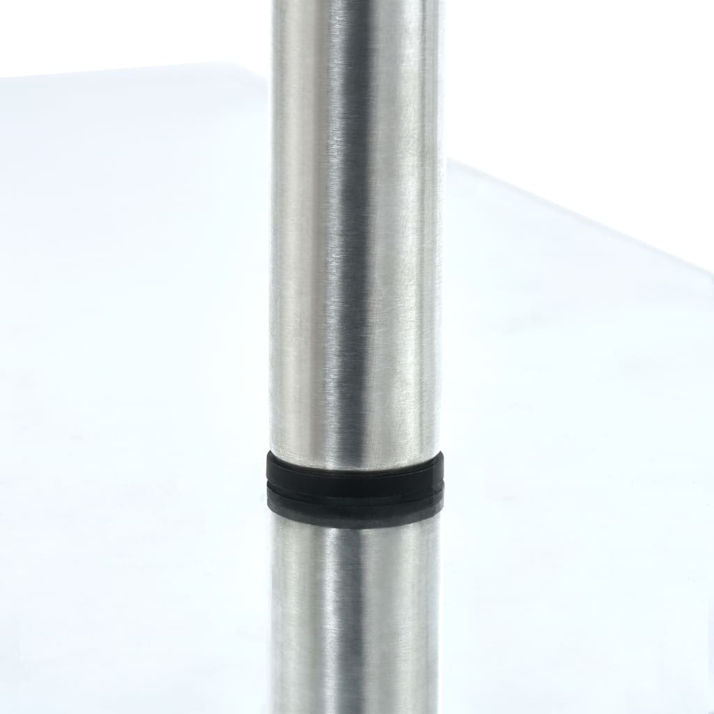 Scaffale da Cucina Angolare a 3 Livelli Vetro temperato - homemem39