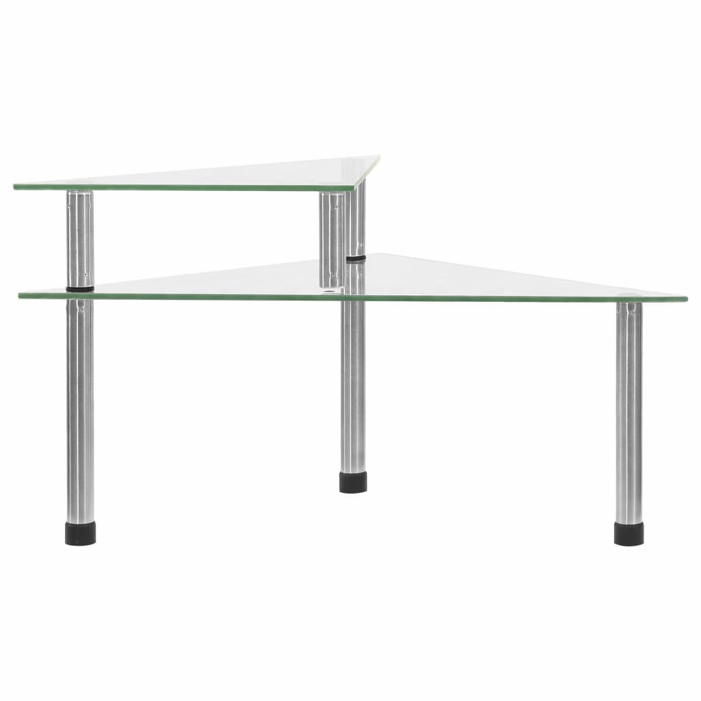 Mensola da Cucina Trasparente 49,5x35x19 cm in Vetro Temperato - homemem39