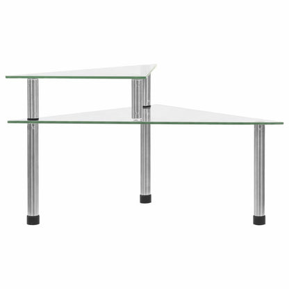 Mensola da Cucina Trasparente 49,5x35x19 cm in Vetro Temperato - homemem39