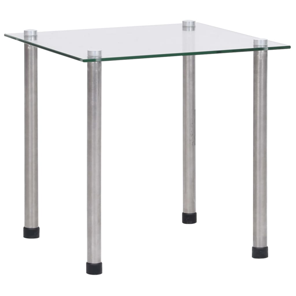 Tavolini Impilabili 3 pz in Vetro Temperato Trasparente - homemem39