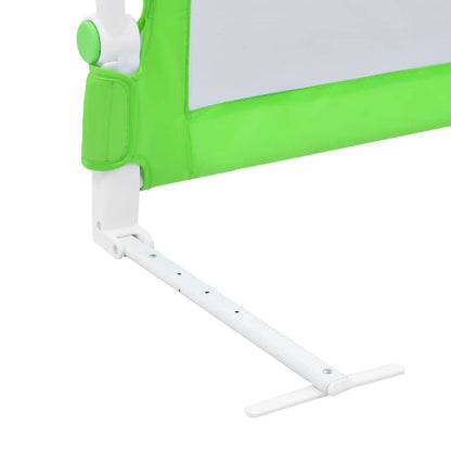 Sponde Letto di Sicurezza Bambini Verde 120x42cm Poliestere | homemem39