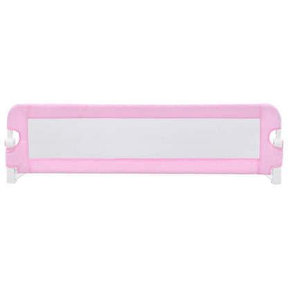 Sponde Letto di Sicurezza Bambini Rosa 120x42cm in Poliestere - homemem39