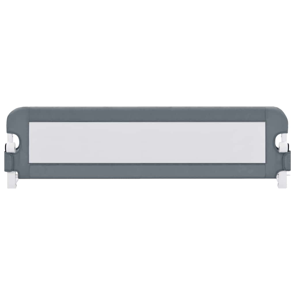 Sponde Letto di Sicurezza Bambini Grigio 120x42cm Poliestere - homemem39