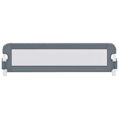 Sponde Letto di Sicurezza Bambini Grigio 120x42cm Poliestere - homemem39