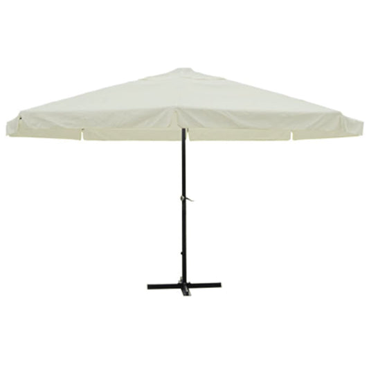 Ombrellone bianco in alluminio 500 cm | homemem39