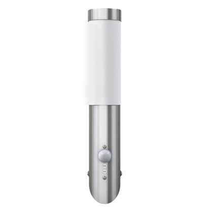 Lampioncino moderno in acciaio inox, sensore di movimento | homemem39