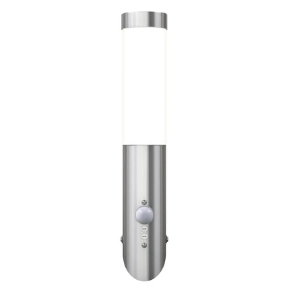 Lampioncino moderno in acciaio inox, sensore di movimento | homemem39