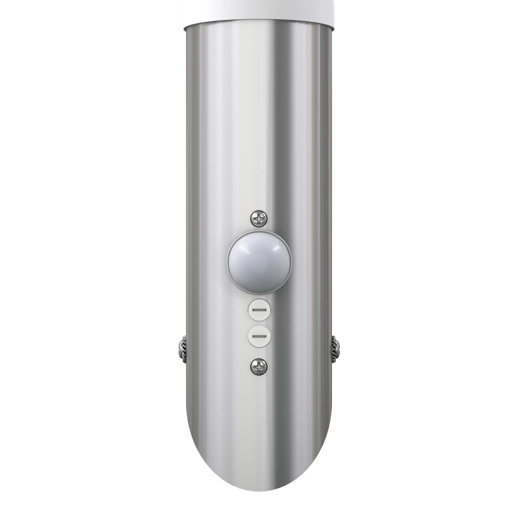 Lampioncino moderno in acciaio inox, sensore di movimento | homemem39