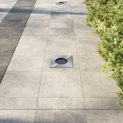 Faretti a Incasso per Esterno Set 3 pz Quadrati - homemem39