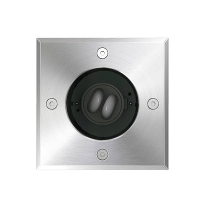 Faretti a Incasso per Esterno Set 3 pz Quadrati - homemem39