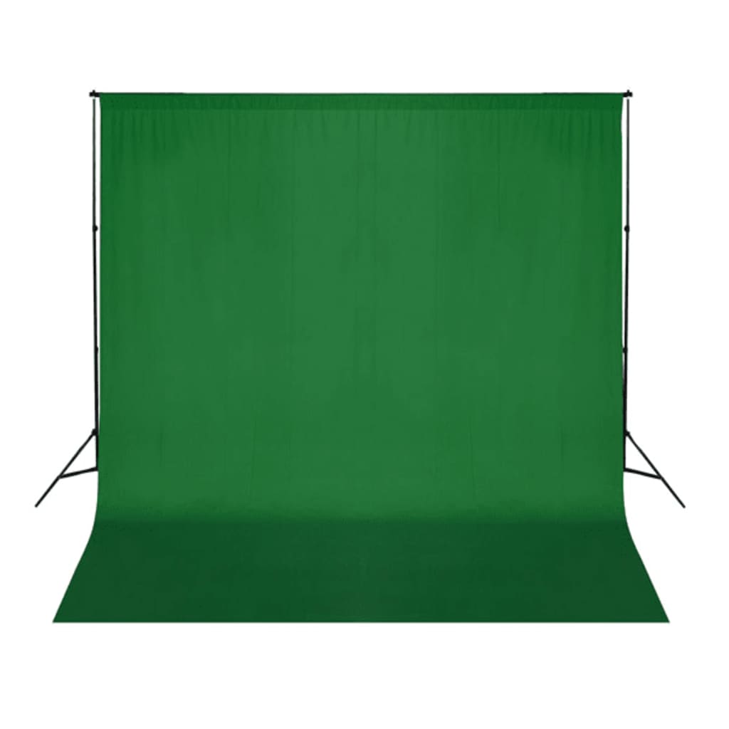Fondale in Cotone Verde senza Supporto 300x300 cm per Croma Key - homemem39