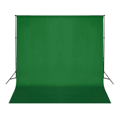Fondale in Cotone Verde senza Supporto 300x300 cm per Croma Key - homemem39