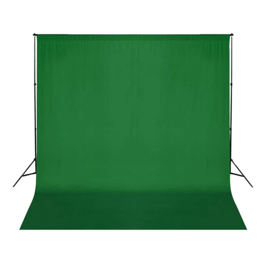 Fondale in Cotone Verde senza Supporto 300x300 cm per Croma Key - homemem39