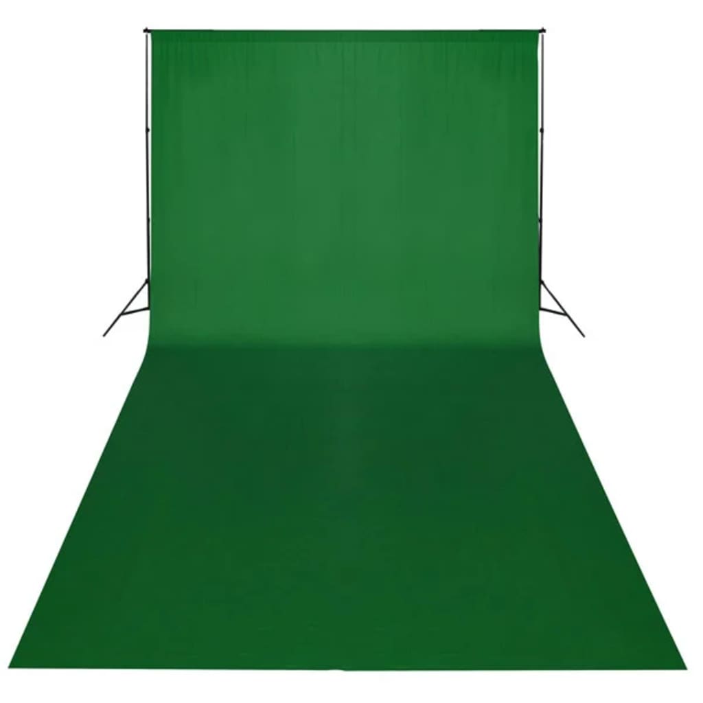 Fondale in Cotone Verde senza Supporto 600x300 cm per Croma Key - homemem39