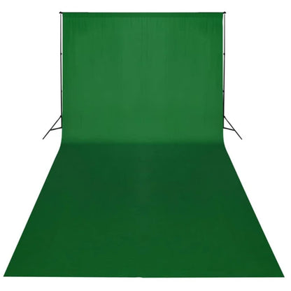 Fondale in Cotone Verde senza Supporto 600x300 cm per Croma Key - homemem39