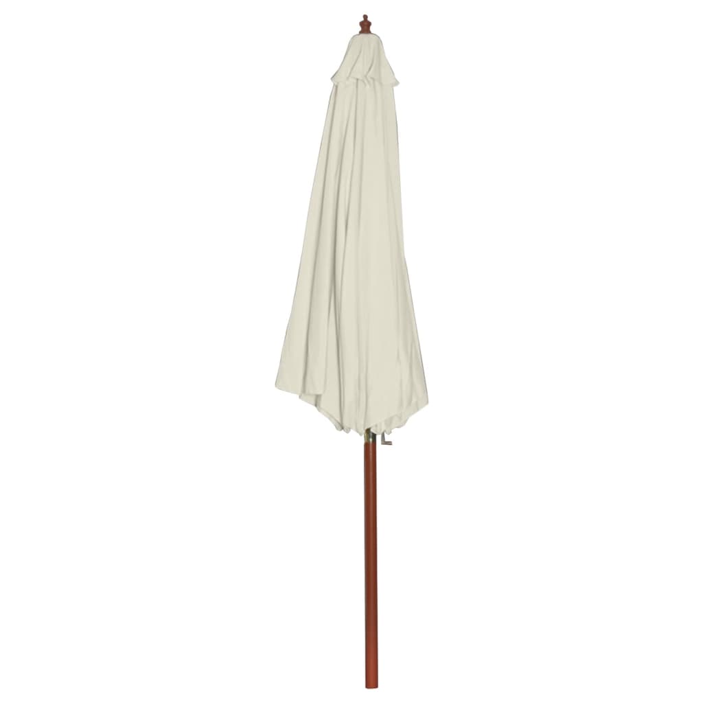 Ombrellone 300x258 cm Bianco Sabbia | homemem39