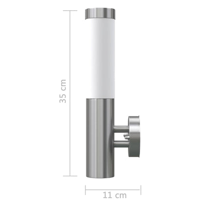 Lampioncini moderni da giardino in acciaio inox interno ed esterno,2 | homemem39