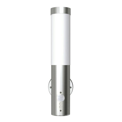 Lampade da parete per esterni 2 pezzi con sensore di movimento in acciaio inossidabile | homemem39