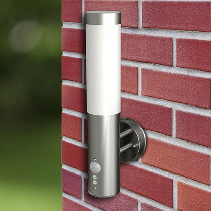 Lampade da parete per esterni 2 pezzi con sensore di movimento in acciaio inossidabile | homemem39
