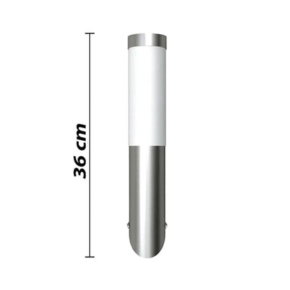 Applique da Esterno 2 pz in Acciaio Inossidabile - homemem39