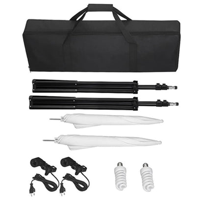 Set Studio Fotografico Fondale Bianco 600x300 cm con Luci - homemem39