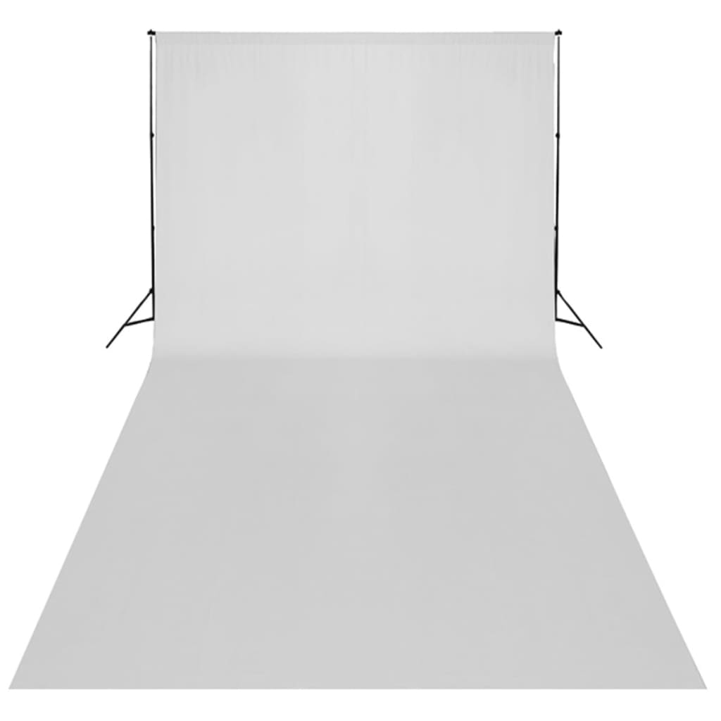Set Studio Fotografico Fondale Bianco 600x300 cm con Luci - homemem39
