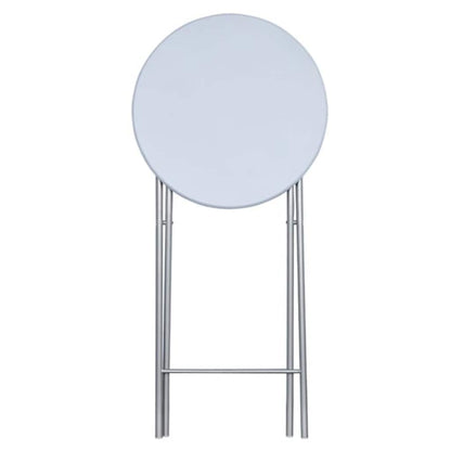 Tavoli da Bar Set 4 pz con Ripiano in MDF Bianco