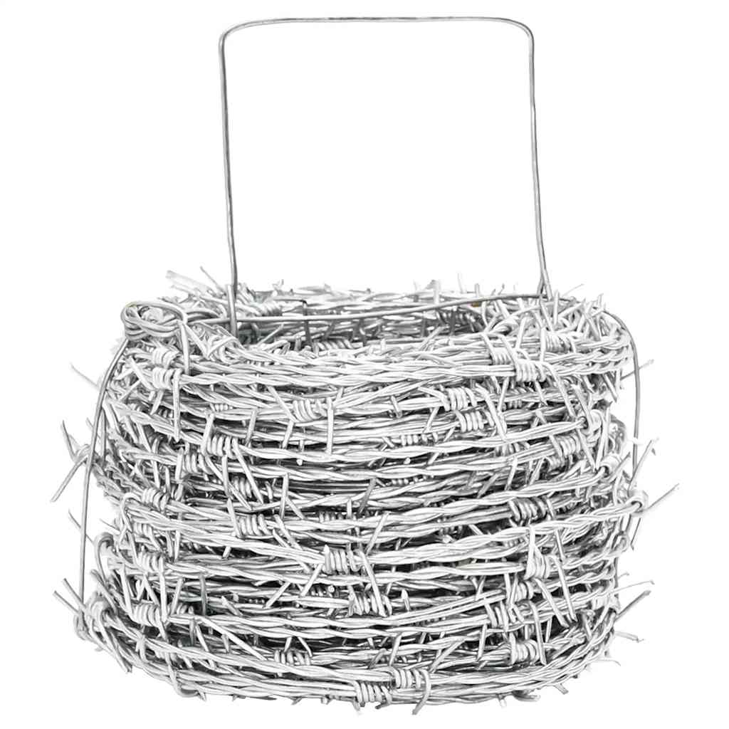 Filo spinato galvanizzato per recinzioni metalliche, recinti | homemem39