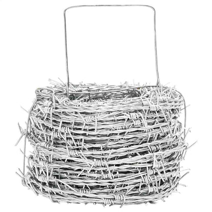 Filo spinato galvanizzato per recinzioni metalliche, recinti | homemem39