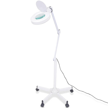 Lampada con lente d'ingrandimento da pavimento | homemem39