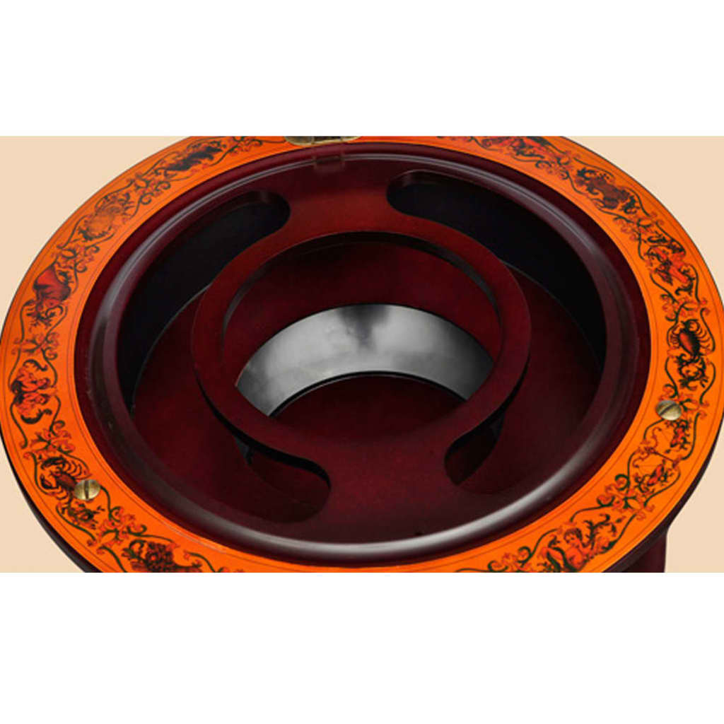 Minibar a Forma di Globo con Supporto in Legno di Eucalipto - homemem39