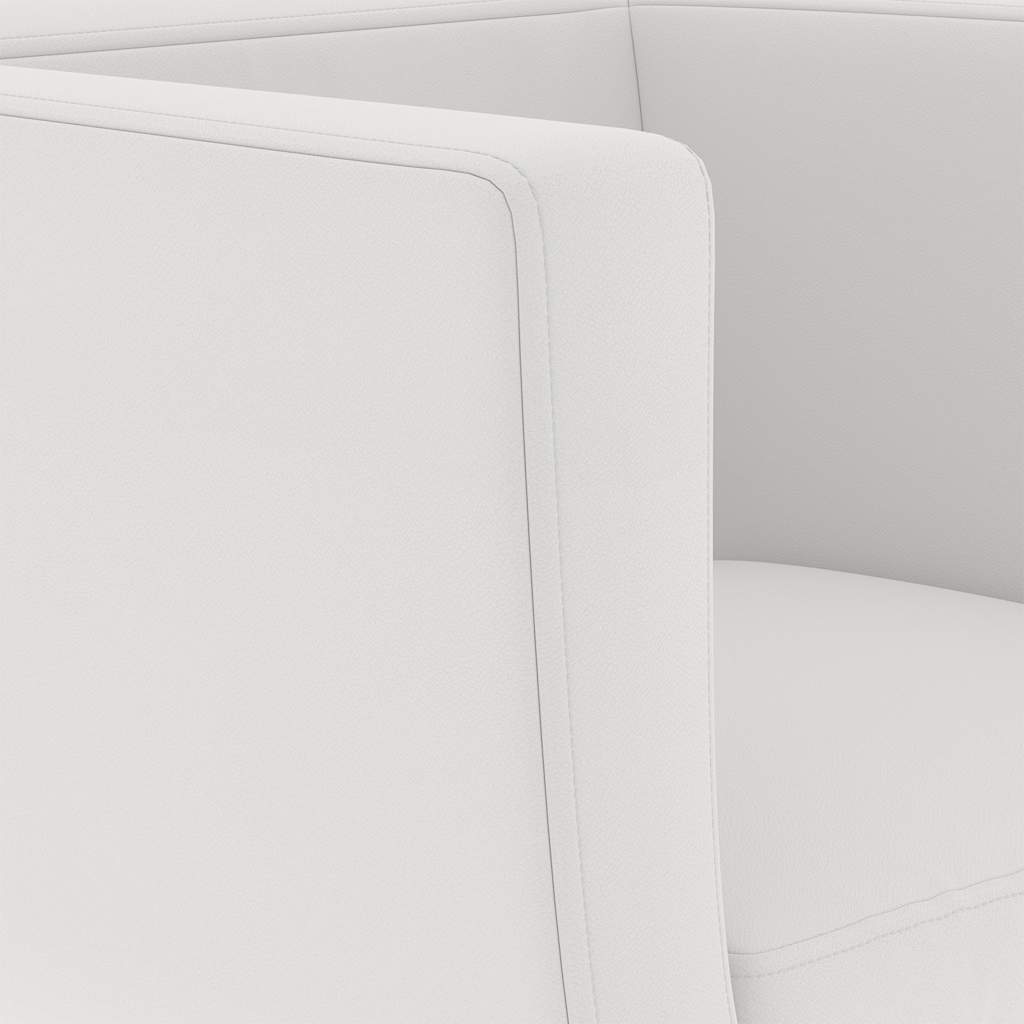 Sgabello da Bar Bianco in Similpelle