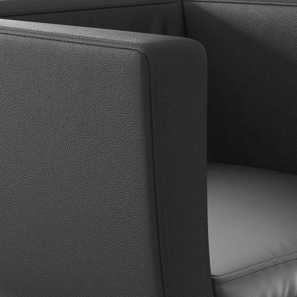 Sedia da Bar Nero in Similpelle