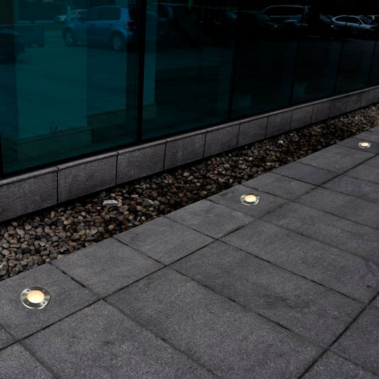 Faretti Carrabili da Esterno 12 pz Rotondi - homemem39